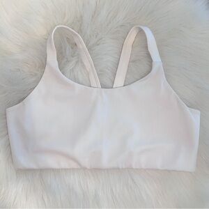 Girlfriend Collective Ivory Lou V-Back Bra Large